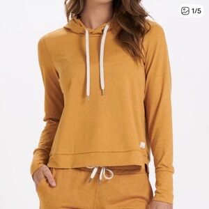 Vuori Halo Essential Hoodie Flax Heather